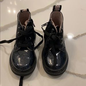 Zara baby black sparkle boots
